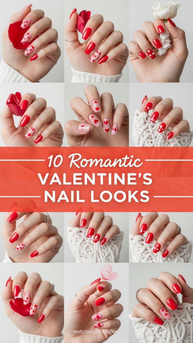 1. 10 Romantic Valentine’s Nail Looks