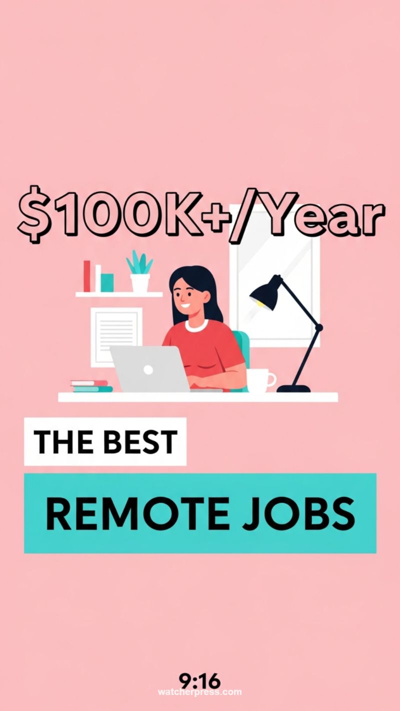 1. Achieving $100K+ with High-Paying Remote Careers