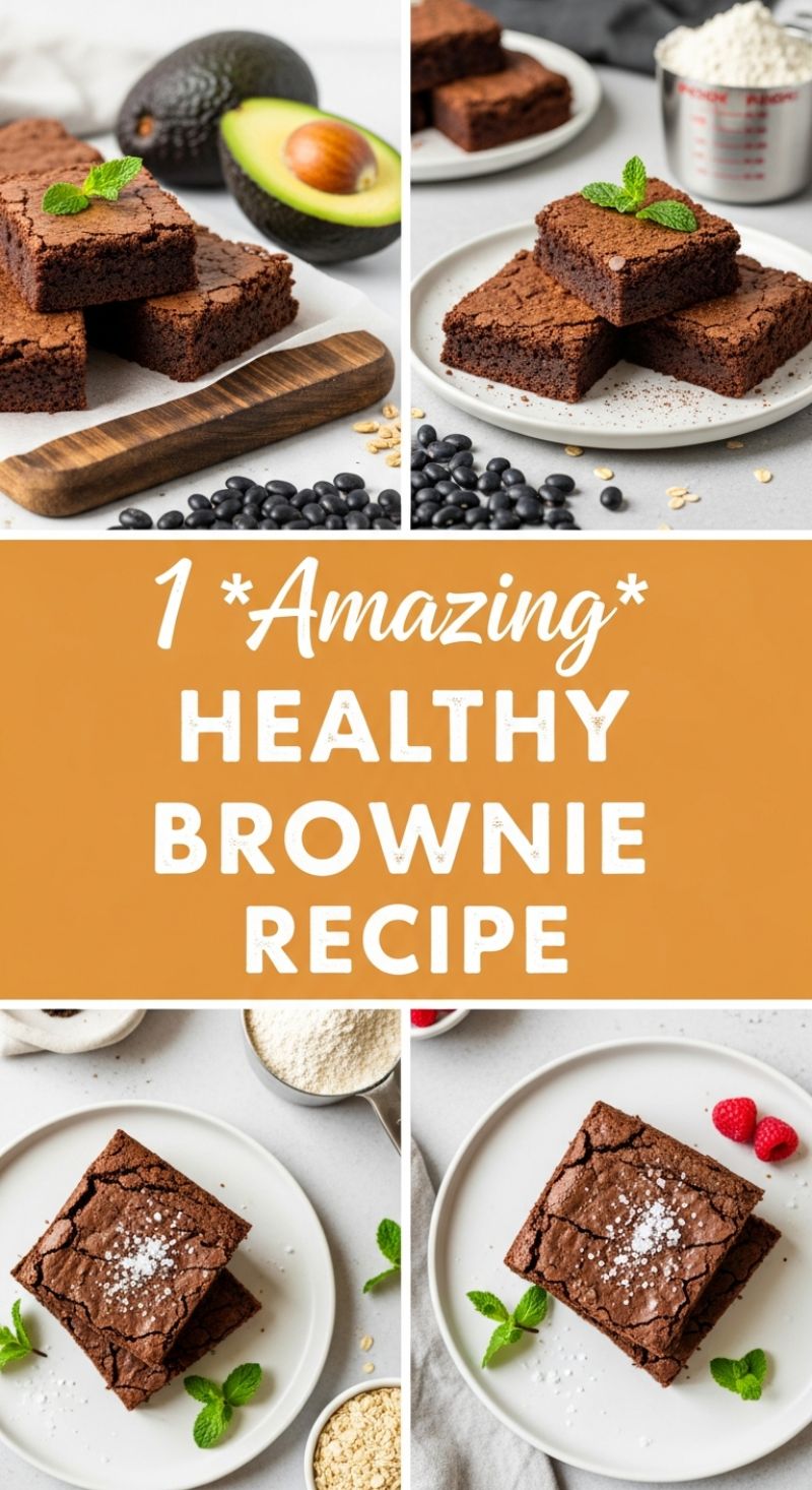1 *Amazing* HEALTHY BROWNIE RECIPE