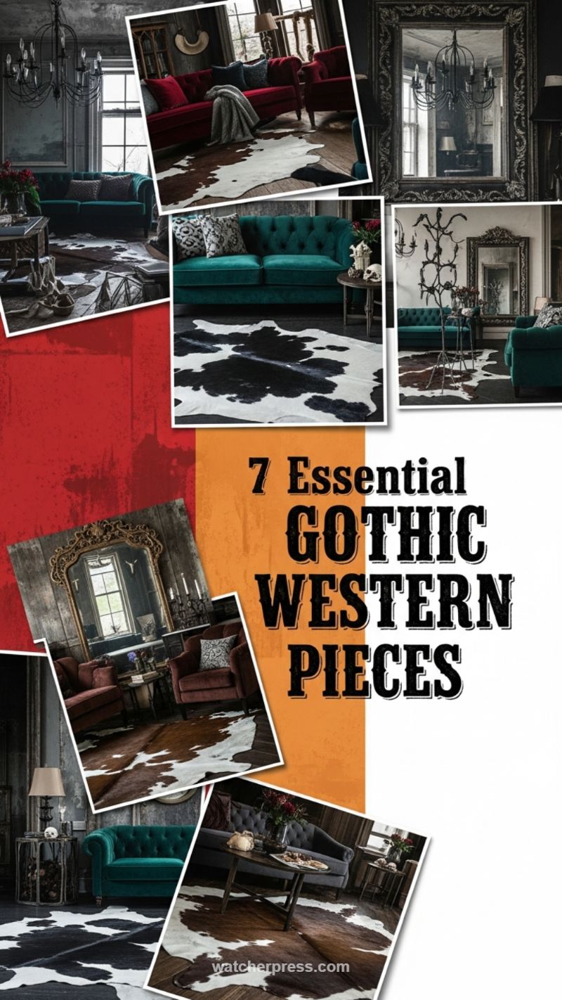 1. Essential Gothic Western Centerpieces