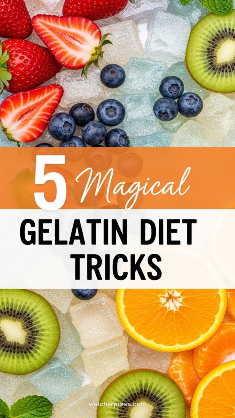 1. High-Protein Fruit & Gelatin Diet Jellies