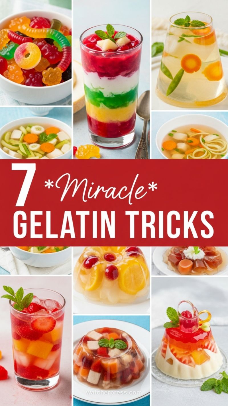 1. Magical Multi-Layered Gelatin Parfait