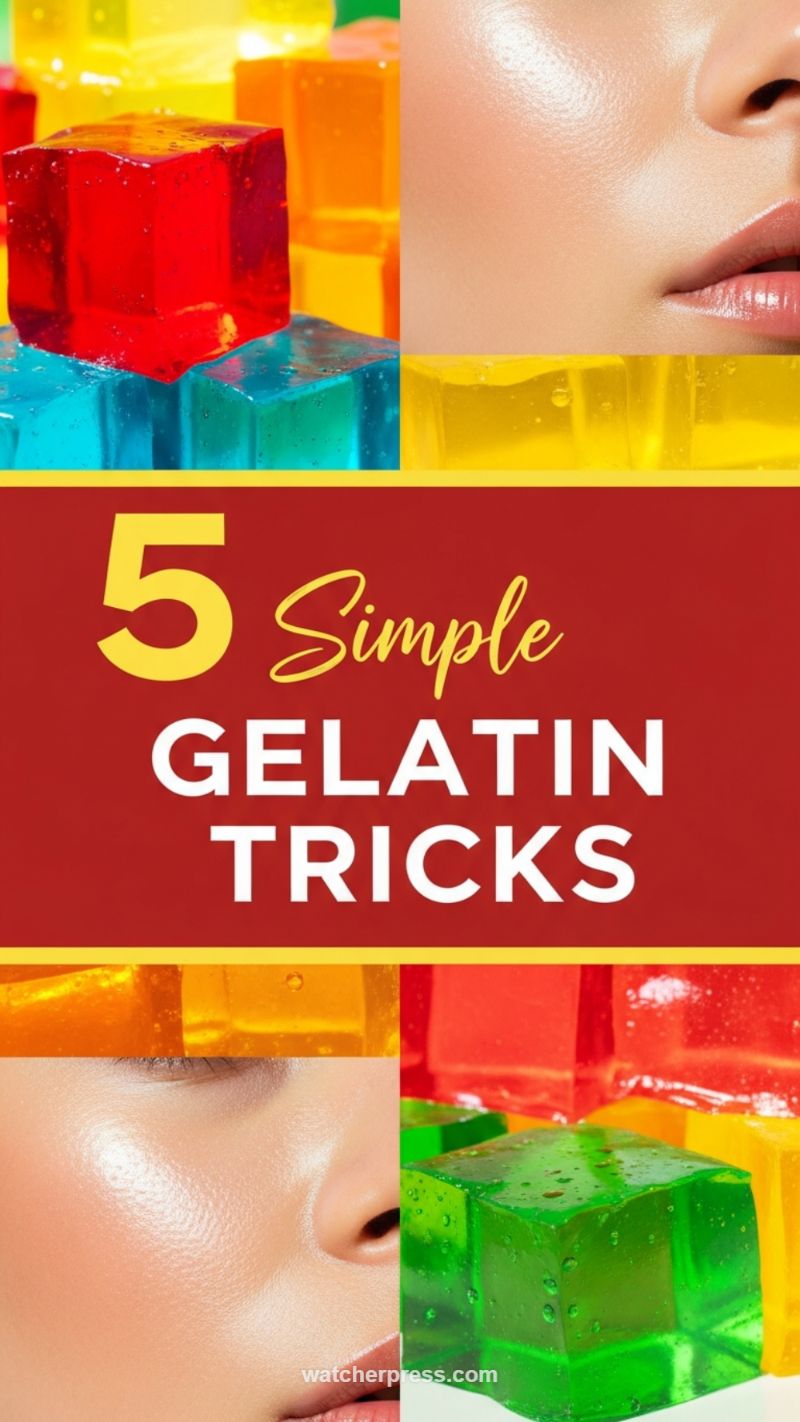 1. The Collagen Boost: Simple Gelatin Beauty Cubes