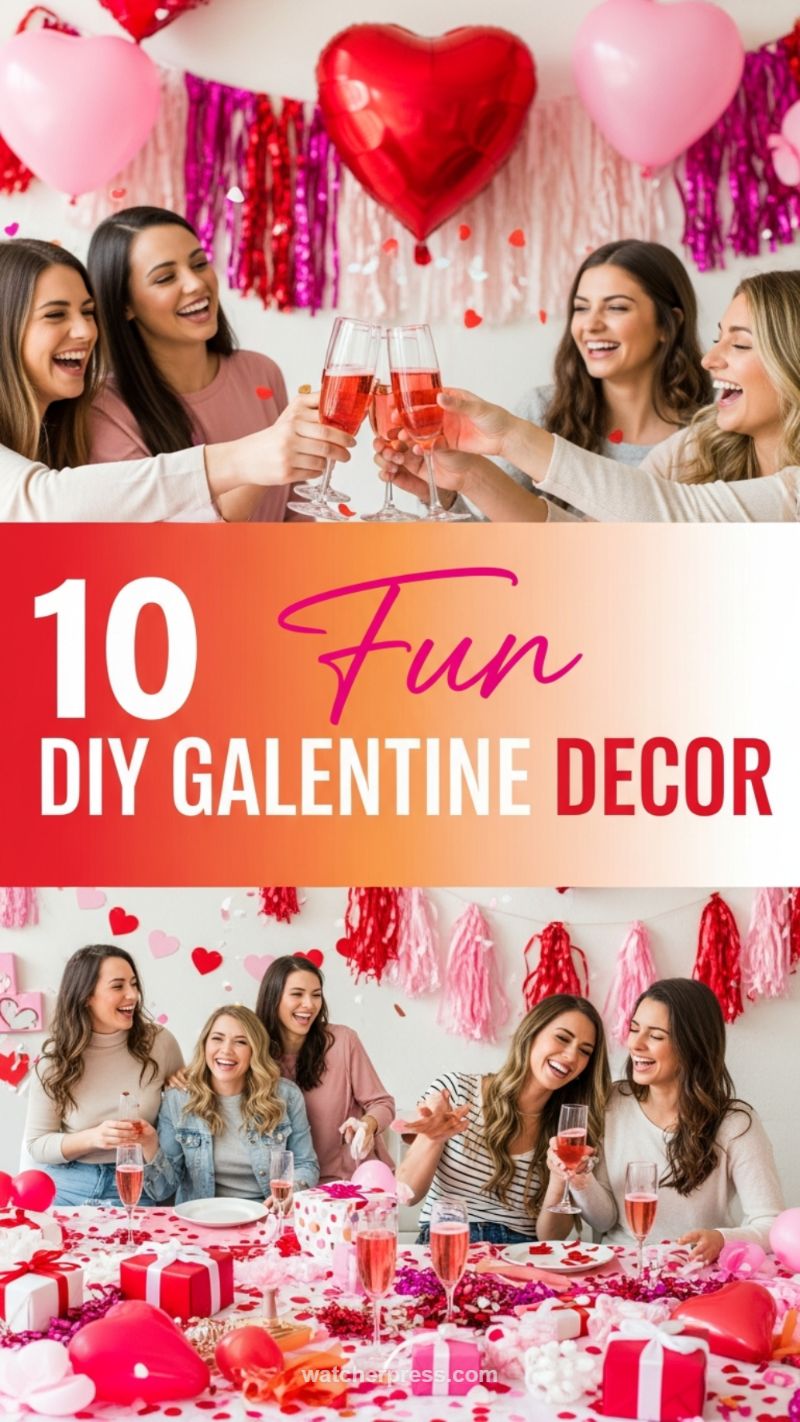 1. Viral Backdrop: 10 Fun DIY Galentine Decor Ideas