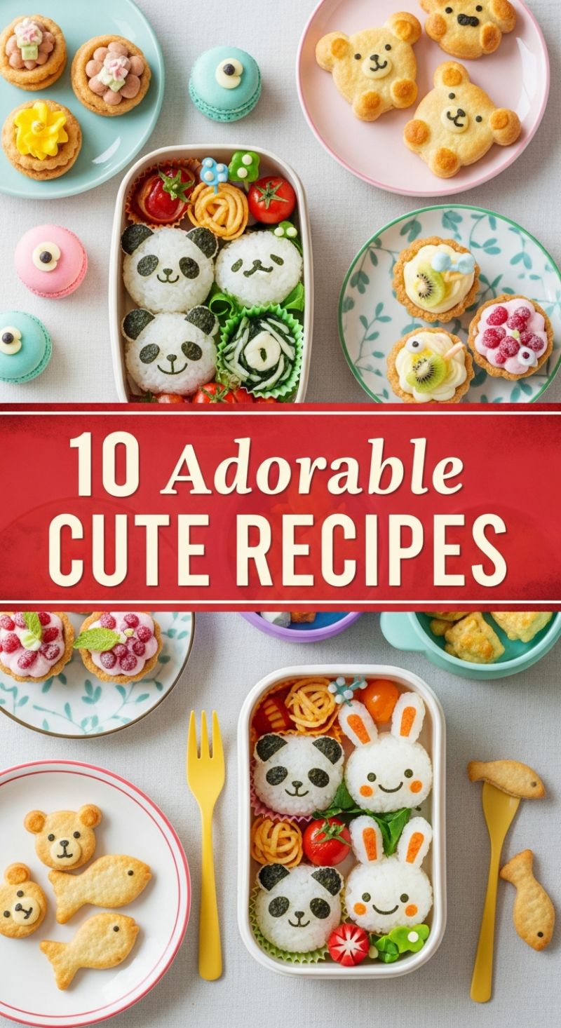 10 Adorable CUTE RECIPES