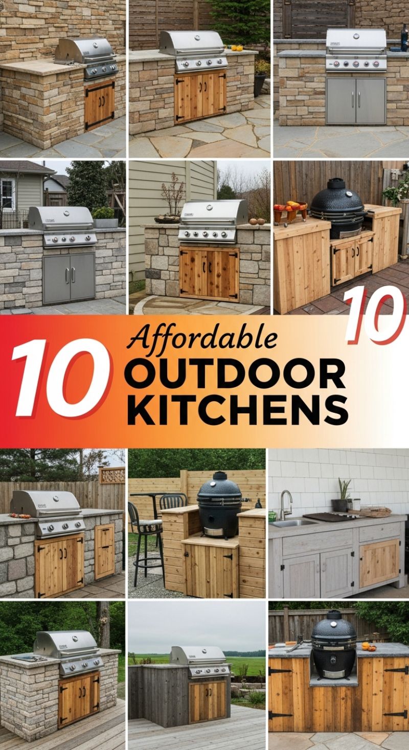 10 Affordable Outdoor Kitchens