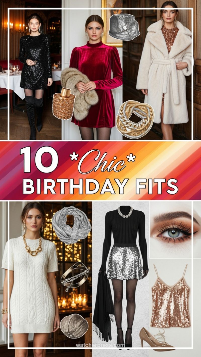10. Chic Birthday Fits: Sparkle and Shine