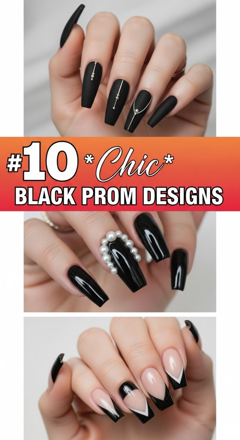10 Chic Black Prom Designs