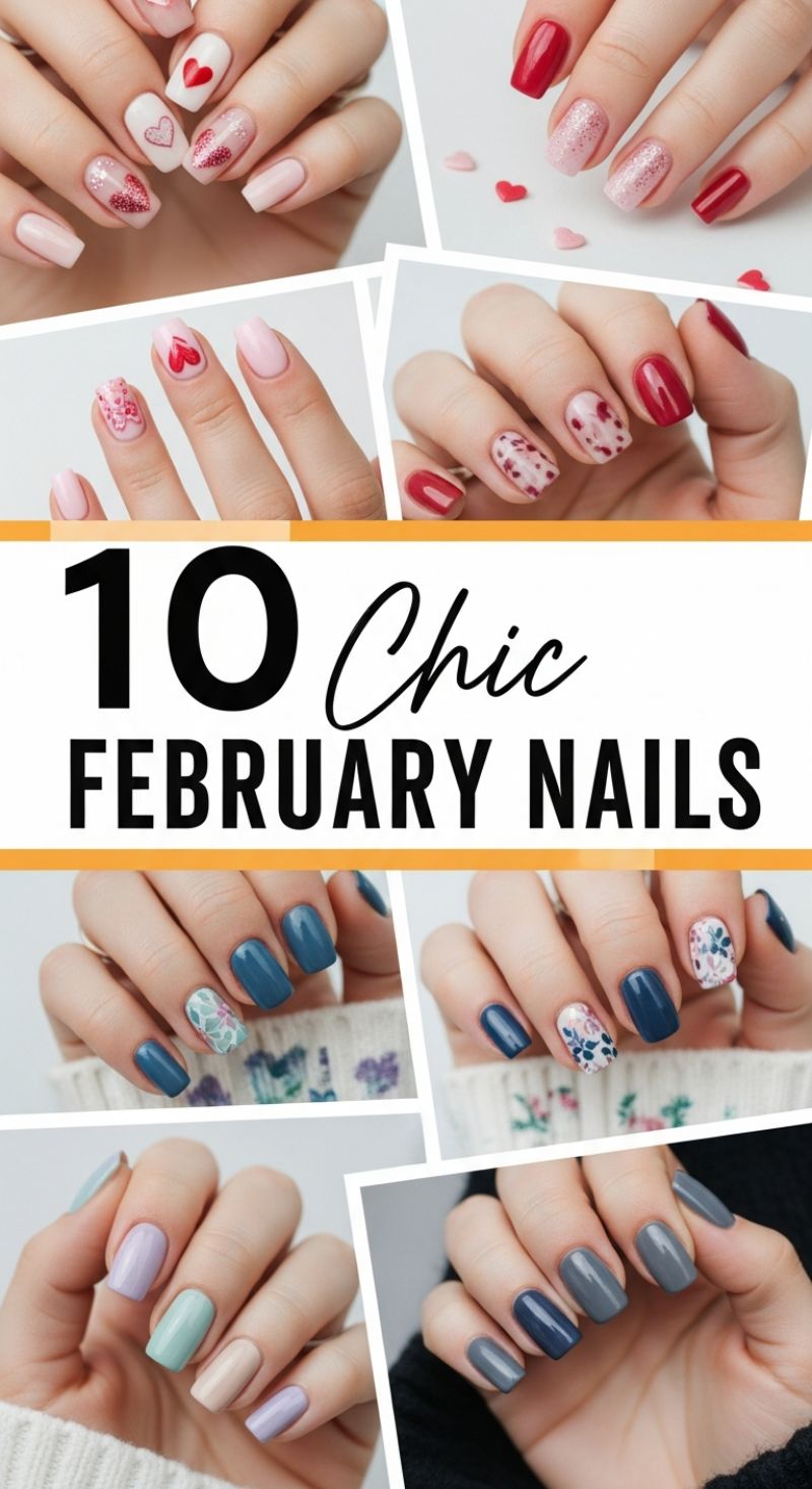 10 Chic FEBRUARY NAILS