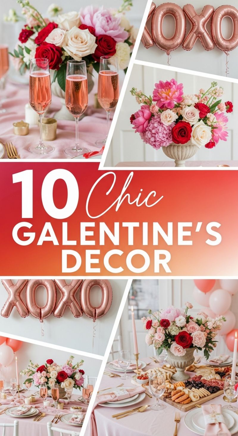 10 Chic Galentine's Decor