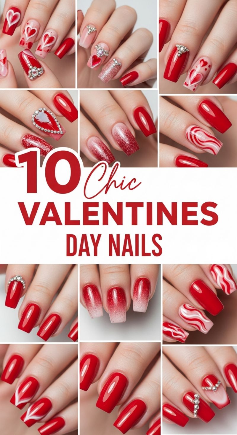10 Chic Valentines Day Nails