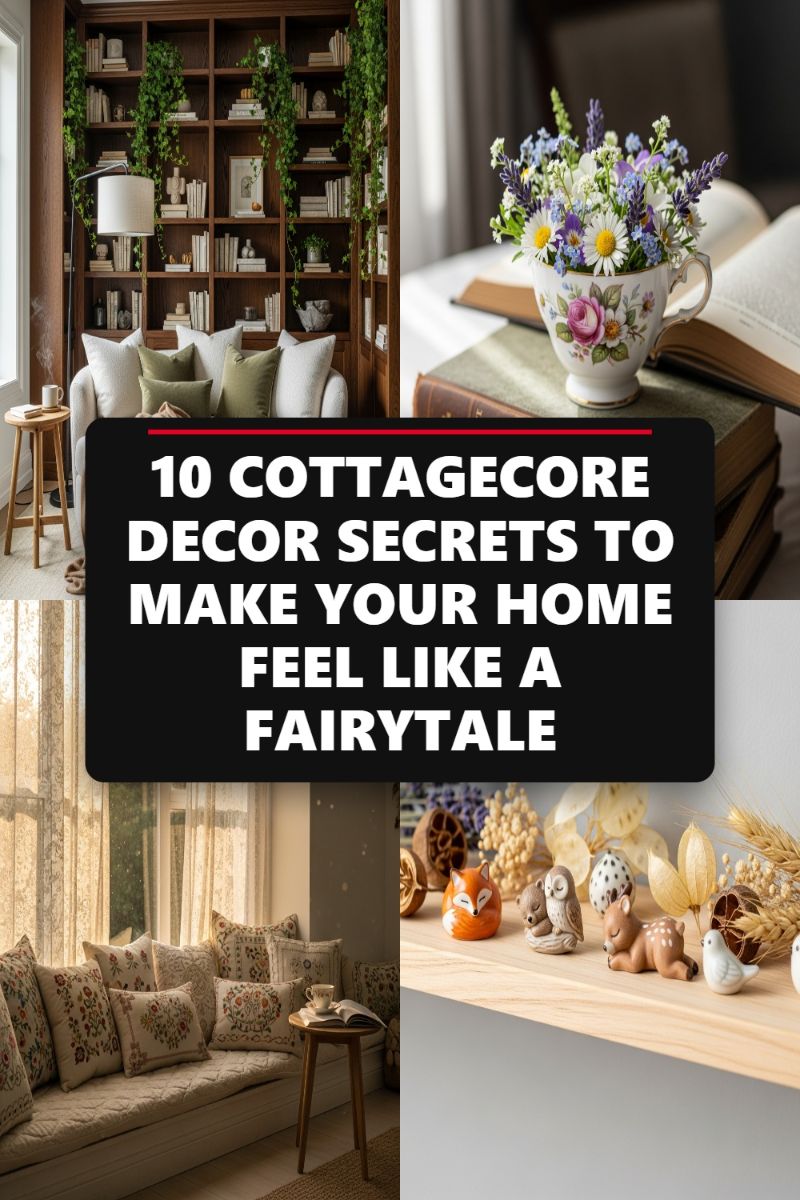 10 COTTAGECORE DECOR SECRETS TO MAKE YOUR HOME FEEL LIKE A FAIRYTALE