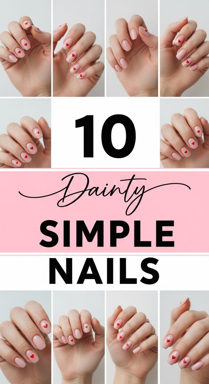 10 Dainty Simple Nails