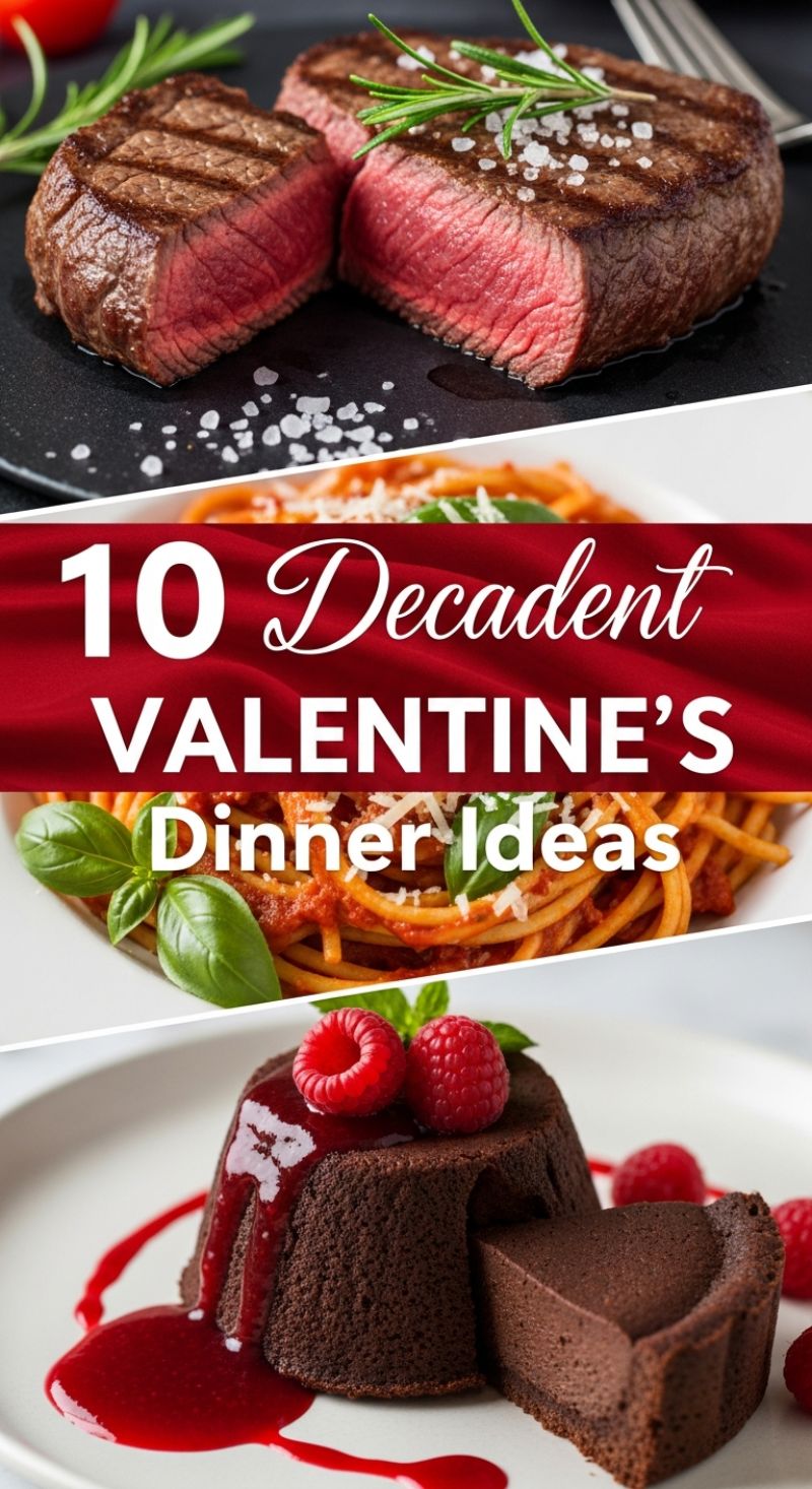 10 Decadent Valentine's Dinner Ideas