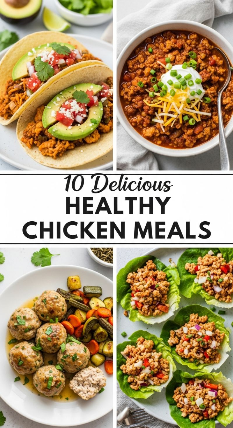 10 Delicious Healthy Chicken Meals