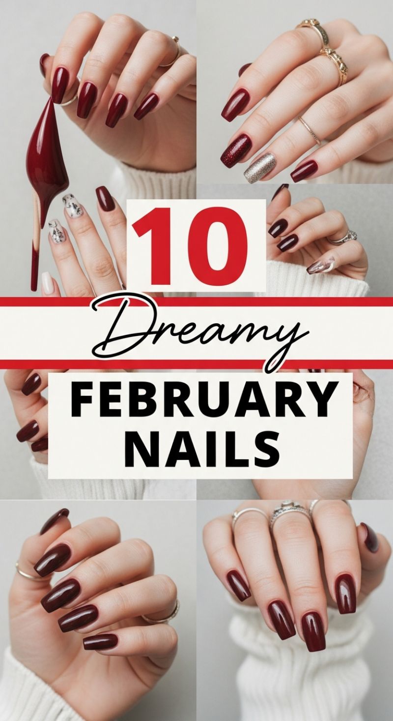 10 Dreamy February Nail Designs