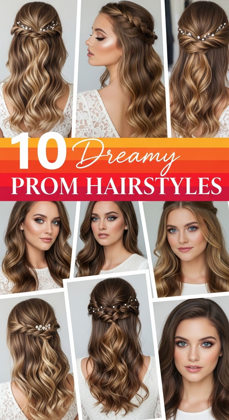 10 Dreamy PROM HAIRSTYLES