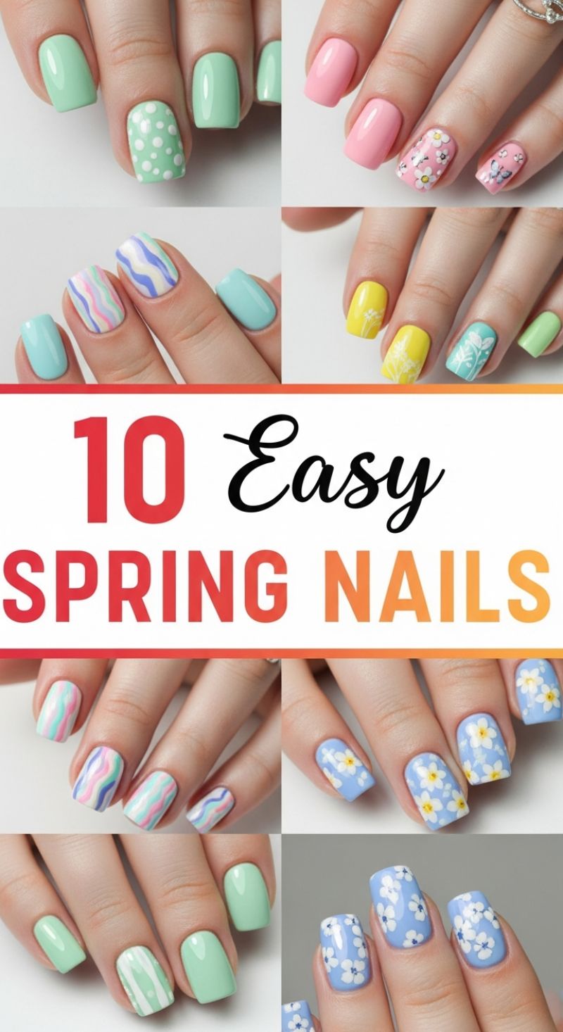 10 Easy Spring Nails