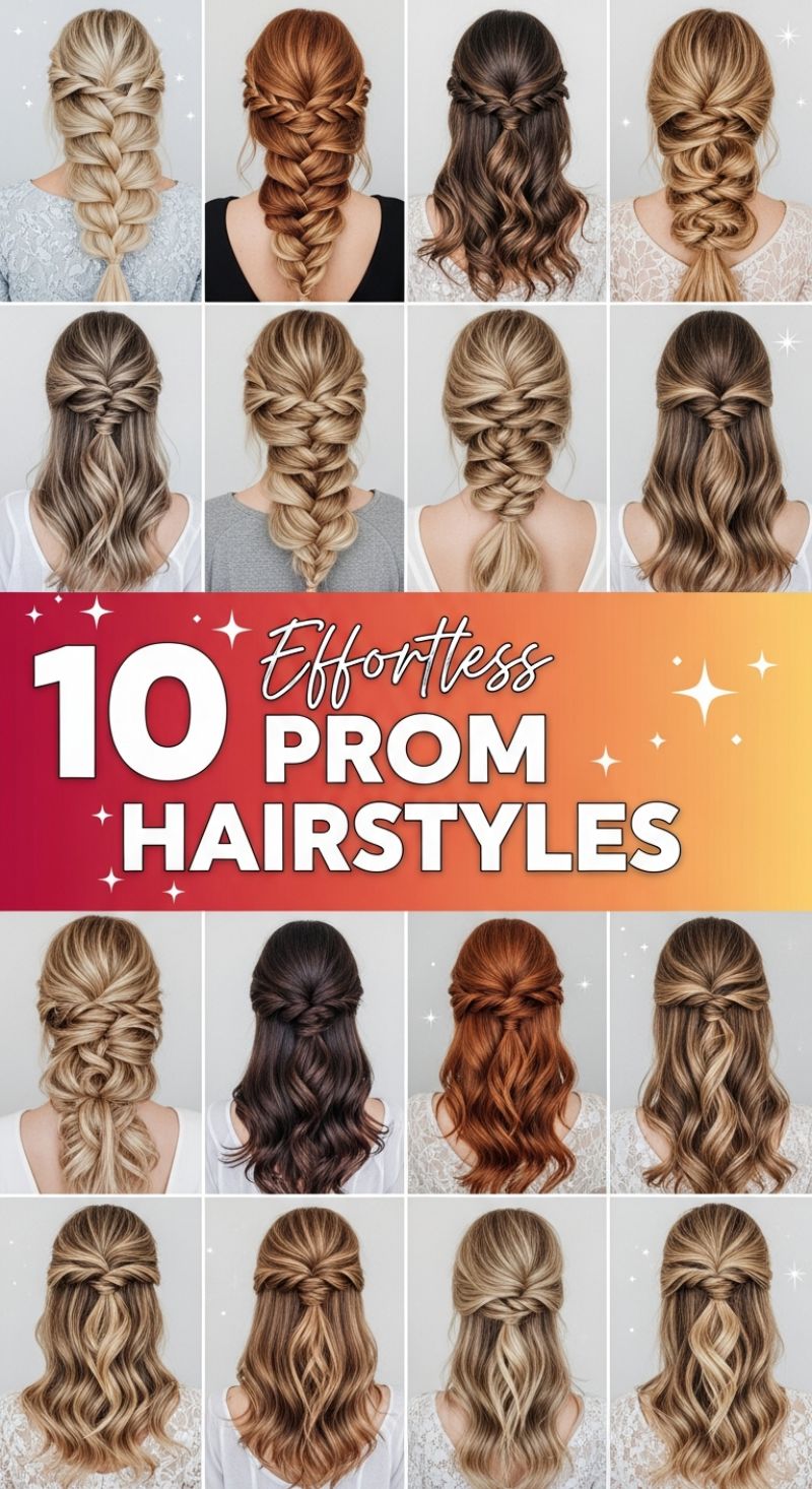 10 Effortless Prom Hairstyles
