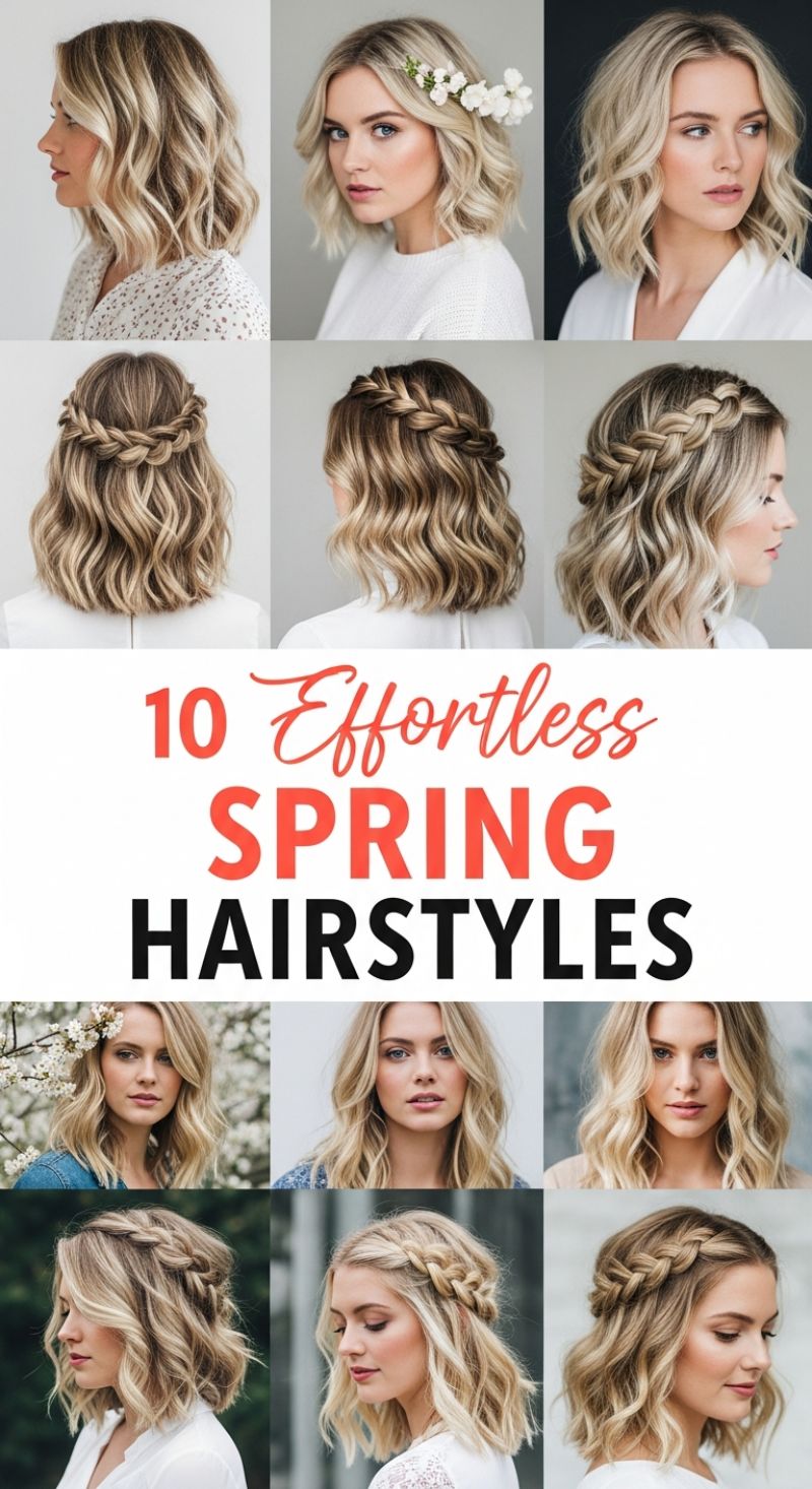 10 Effortless Spring Hairstyles