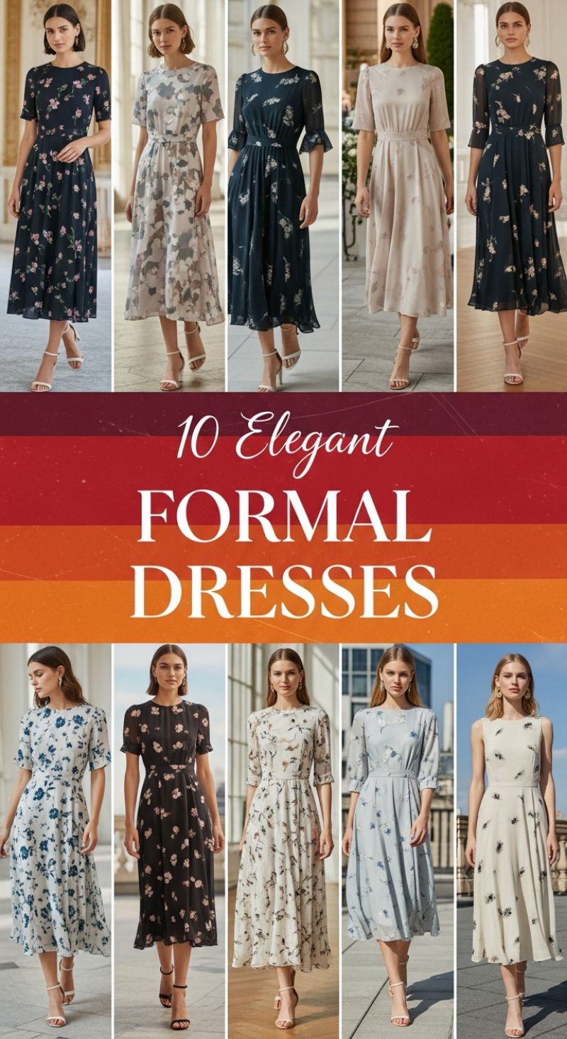 10 Elegant Formal Dresses