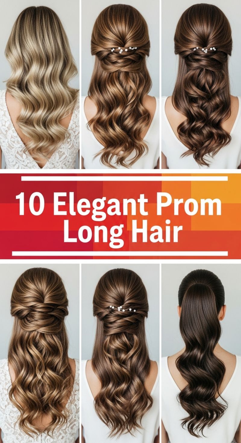 10 Elegant Prom Long Hair