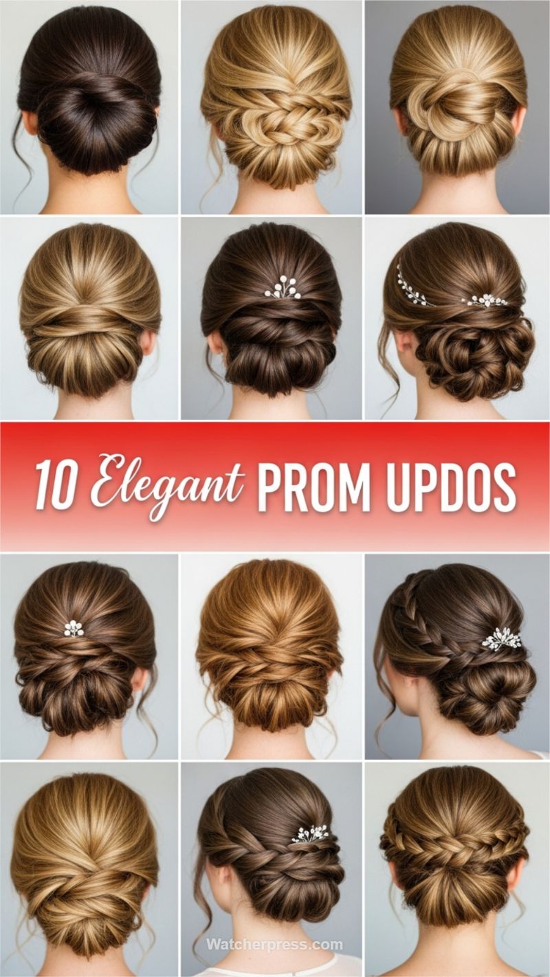 10 Elegant PROM UPDOS