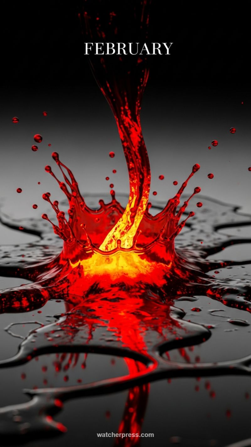 10. FEBRUARY: Volatile Liquid Splash