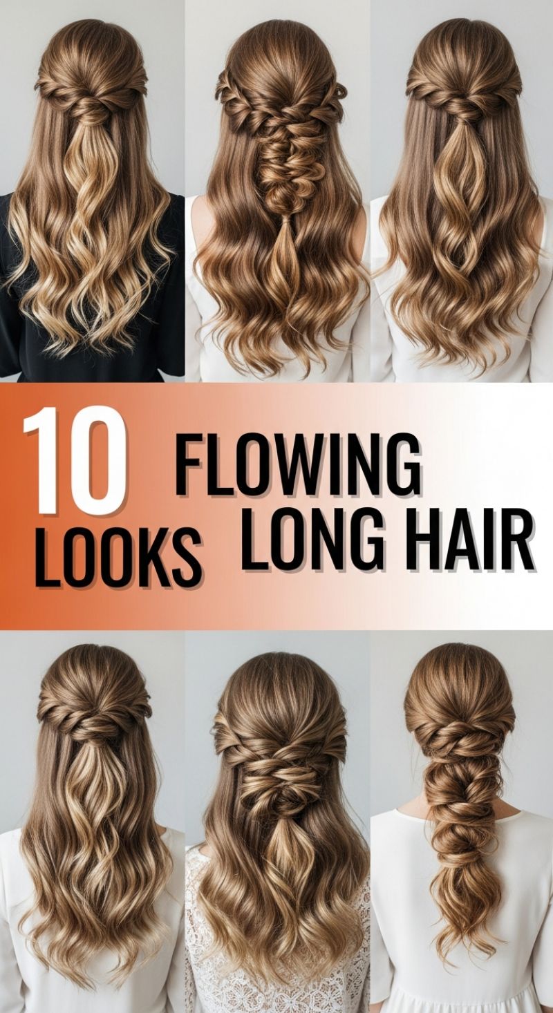 10 Flowing Looks for Long Hair