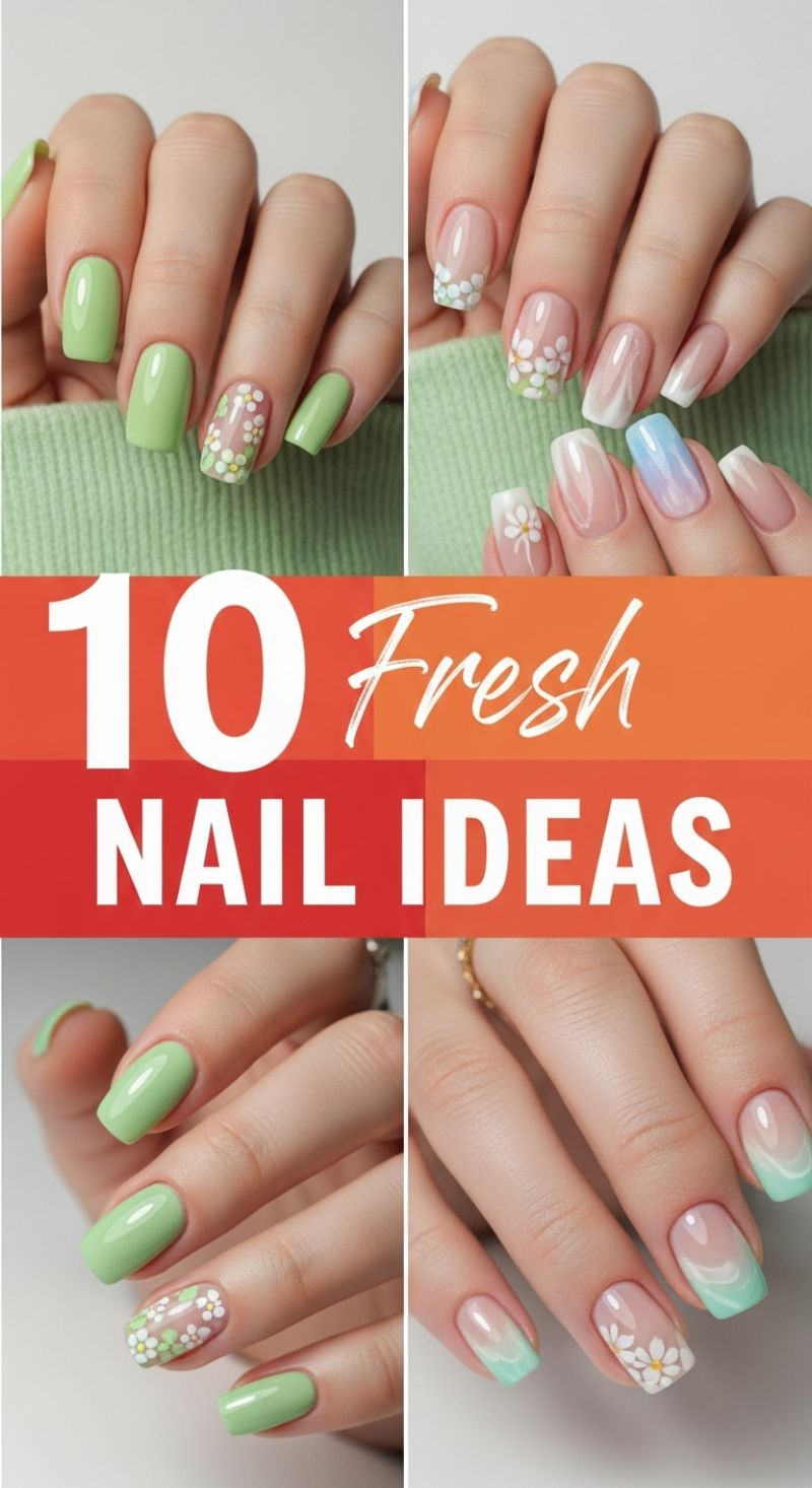 10 Fresh NAIL IDEAS