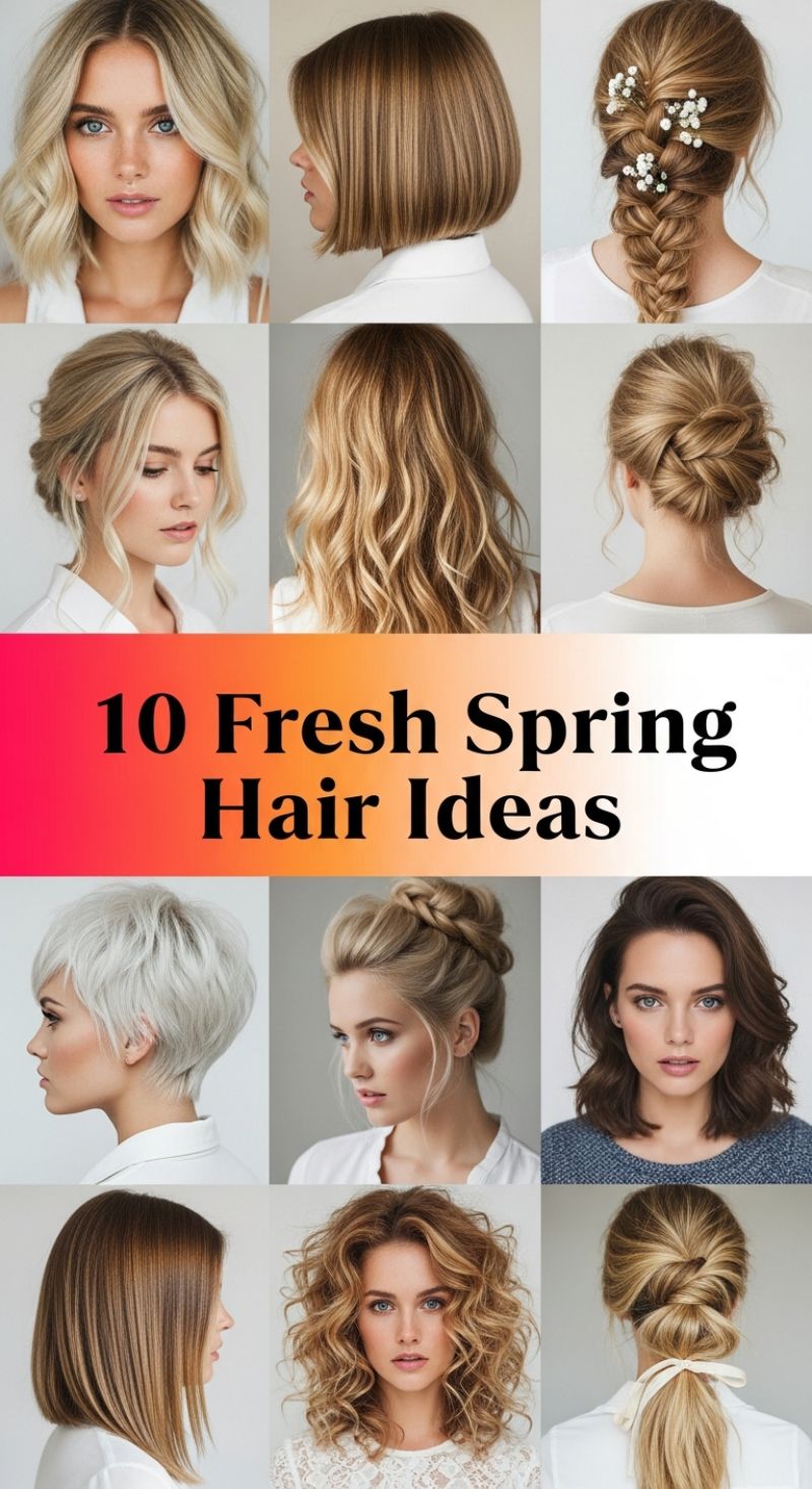 10 Fresh Spring Hair Ideas