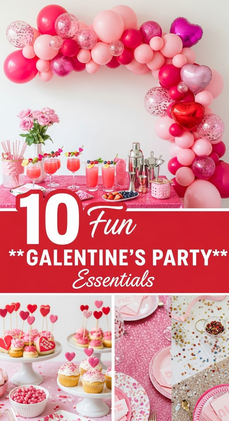 10 Fun Galentine's Party Essentials