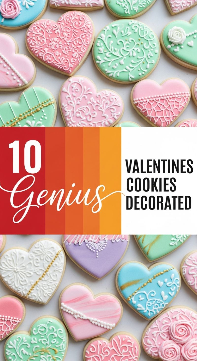 10 Genius Valentine's Cookies Decorated