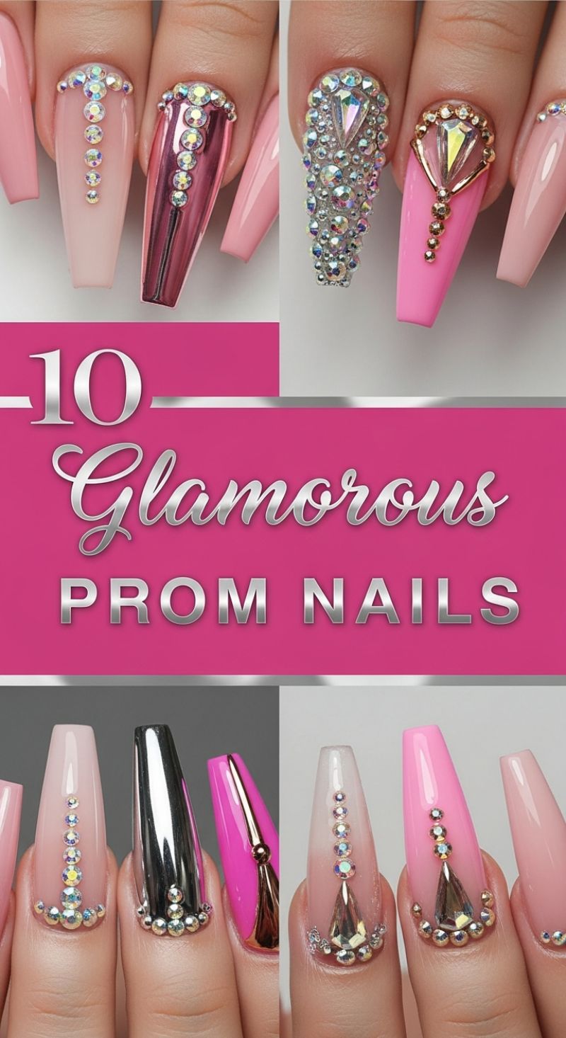 10 Glamorous PROM NAILS