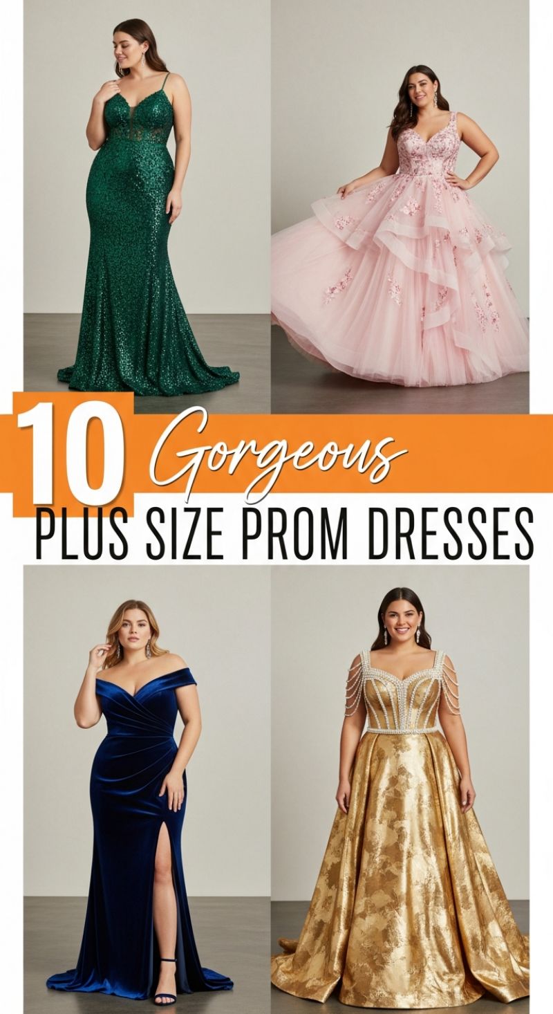 10 Gorgeous Plus Size Prom Dresses