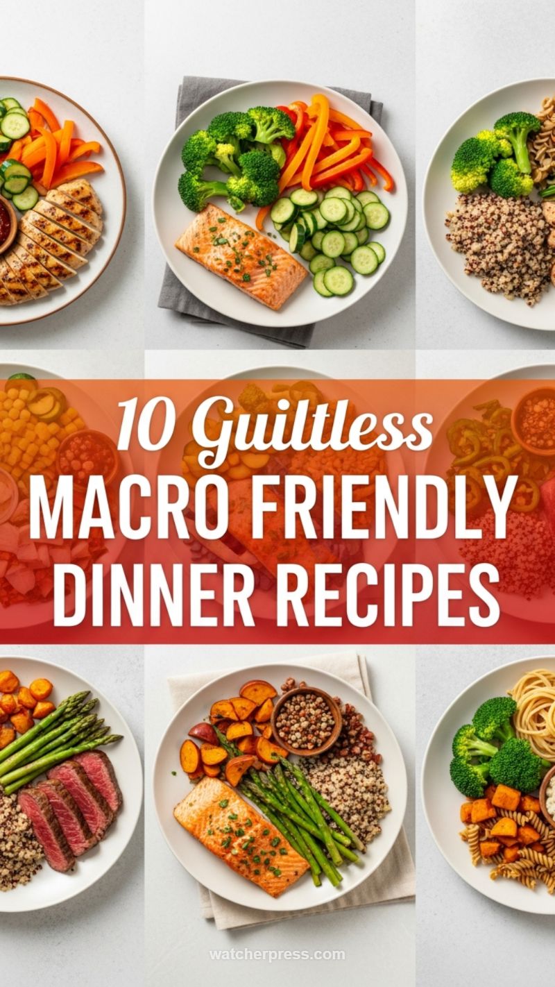 10 Guiltless Macro Friendly Dinner Recipes (Smart Portion Control)