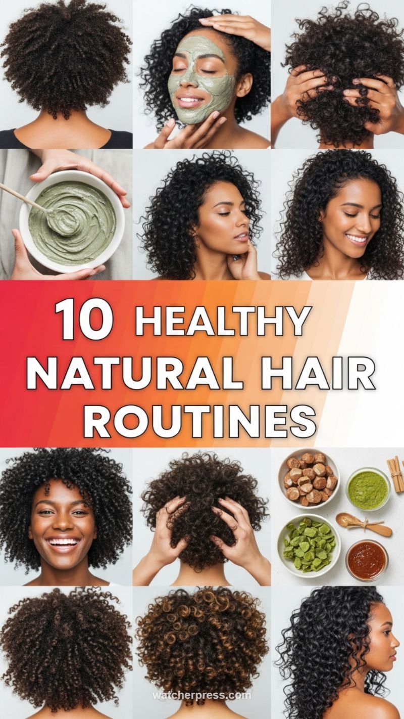 10 Healthy Natural Hair Routines