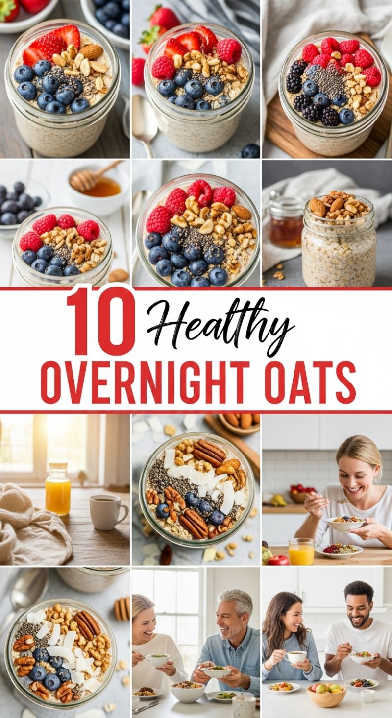 10 Healthy Overnight Oats