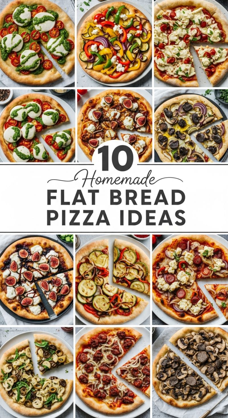 10 Homemade Flat Bread Pizza Ideas