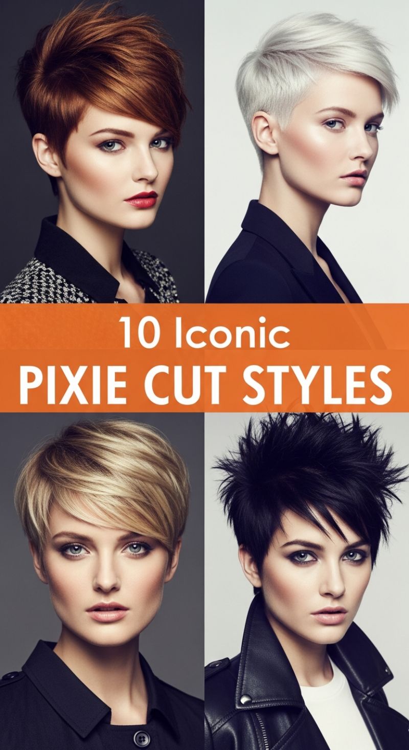10 Iconic PIXIE CUT STYLES