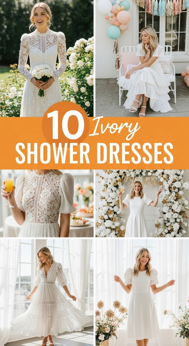10 Ivory Shower Dresses