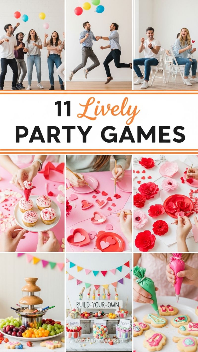 10. Lively Games and Dessert Stations (Image 10)