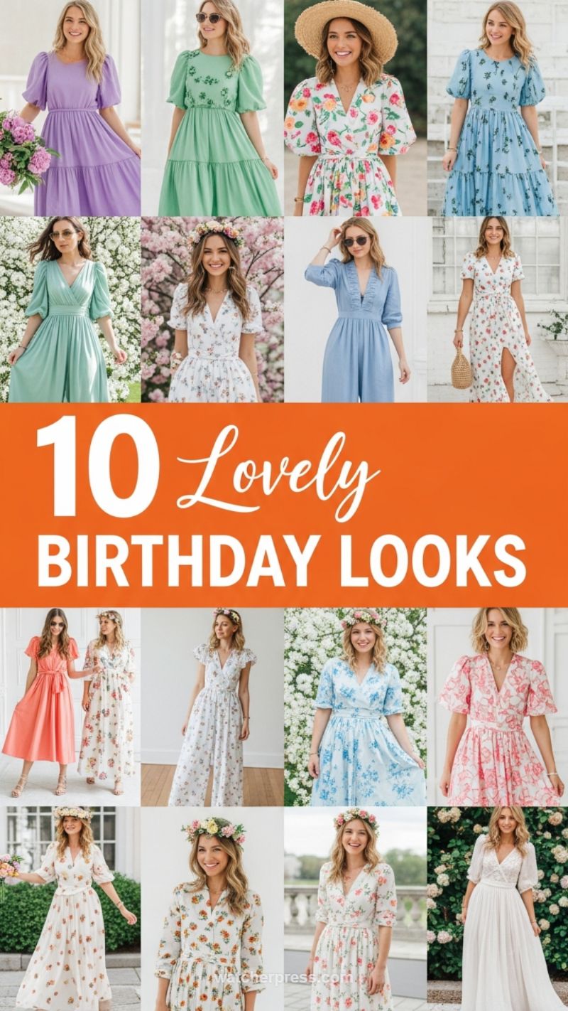 8 Crucial Spring Trends and 6 Hot Summer Styles: The Ultimate Guide to Your Seasonal Wardrobe Upgrade 10 Lovely Flowy Dress Birthday Looks