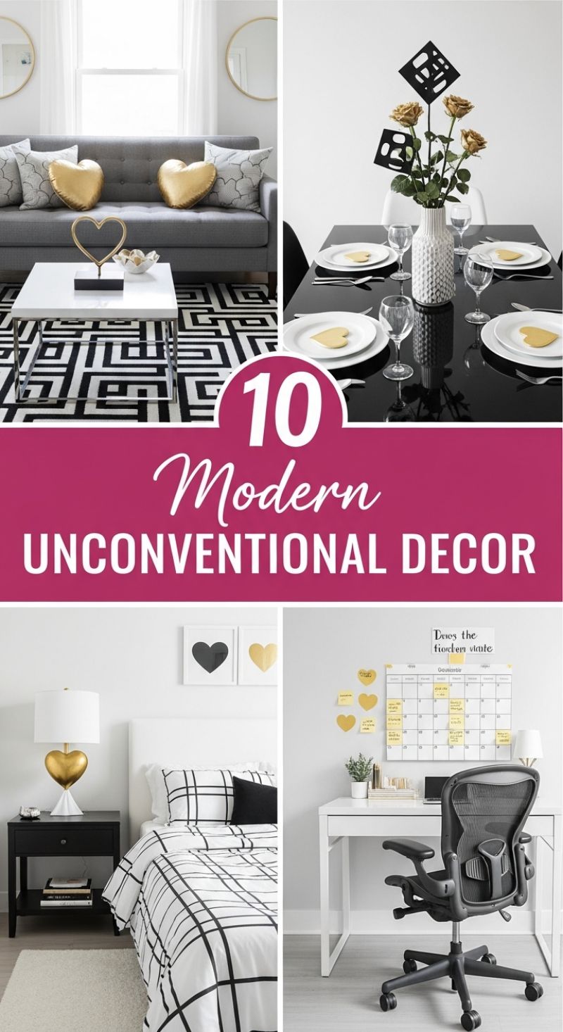 10 Modern Unconventional Decor