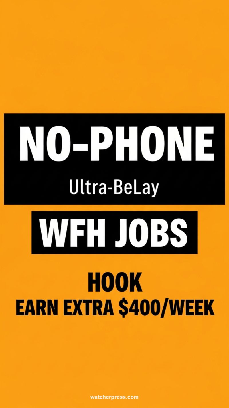 10. No-Phone Work-From-Home Jobs ($400/Week)
