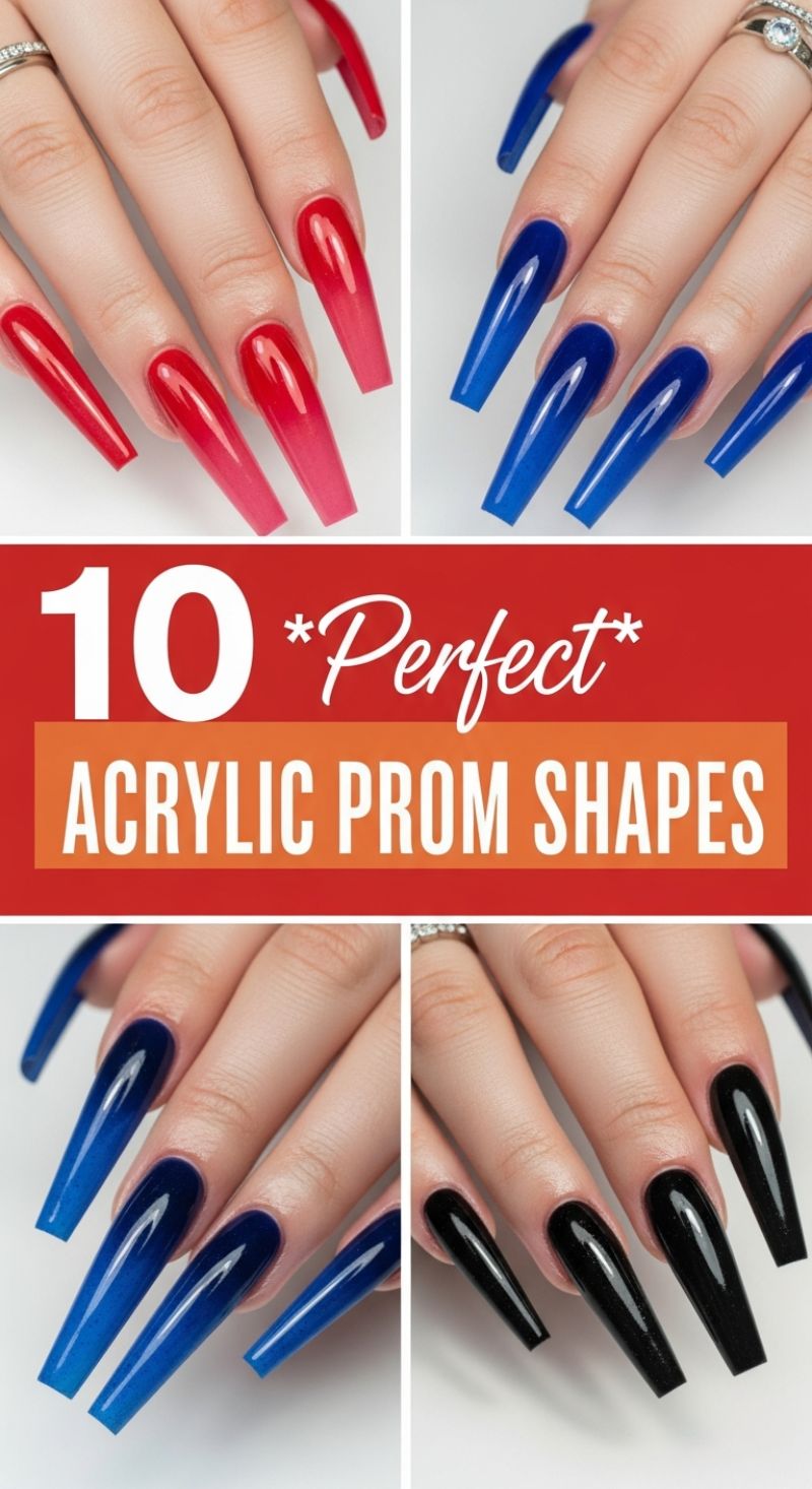 10 *Perfect* ACRYLIC PROM SHAPES