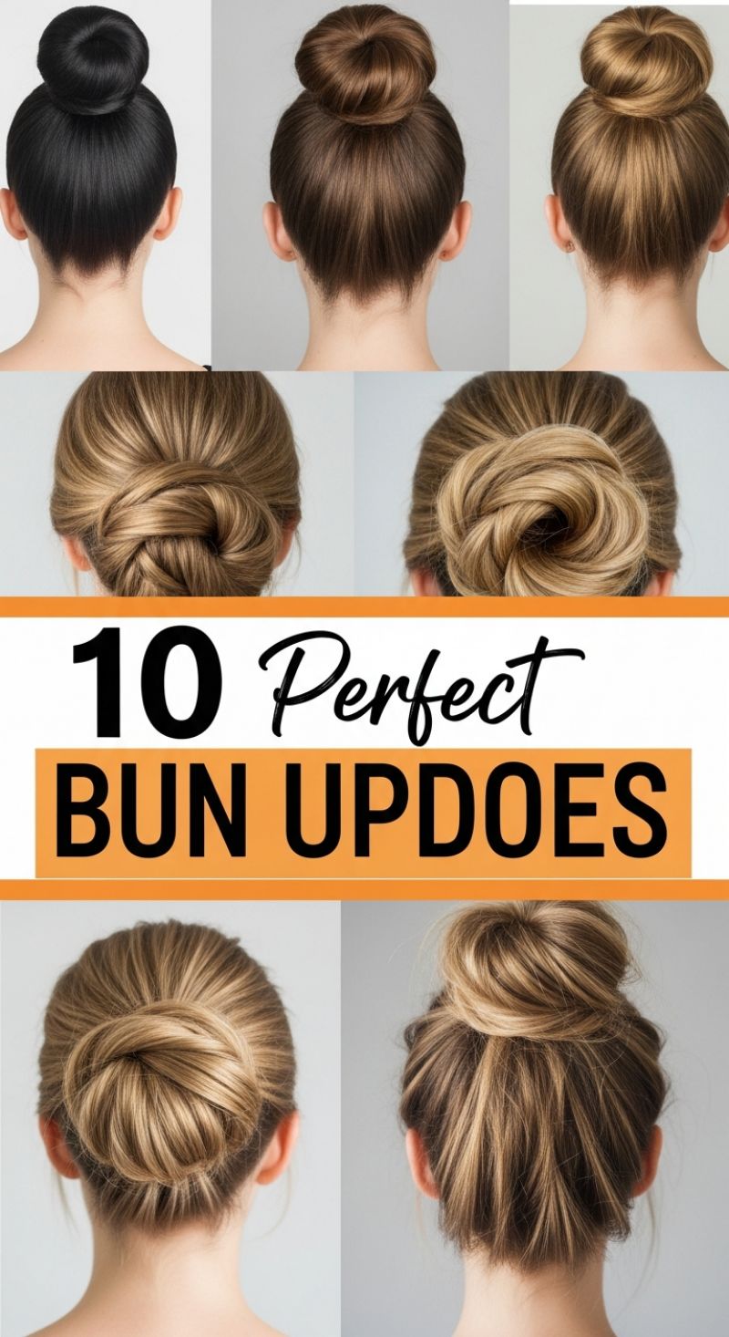10 Perfect Bun Updoes
