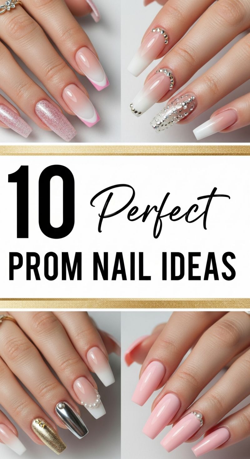 10 Perfect PROM NAIL IDEAS