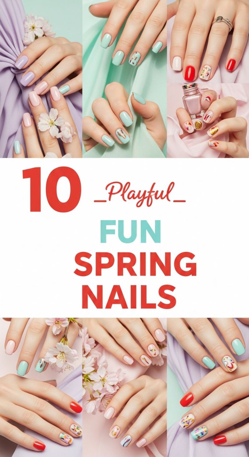 10 Playful Fun Spring Nails