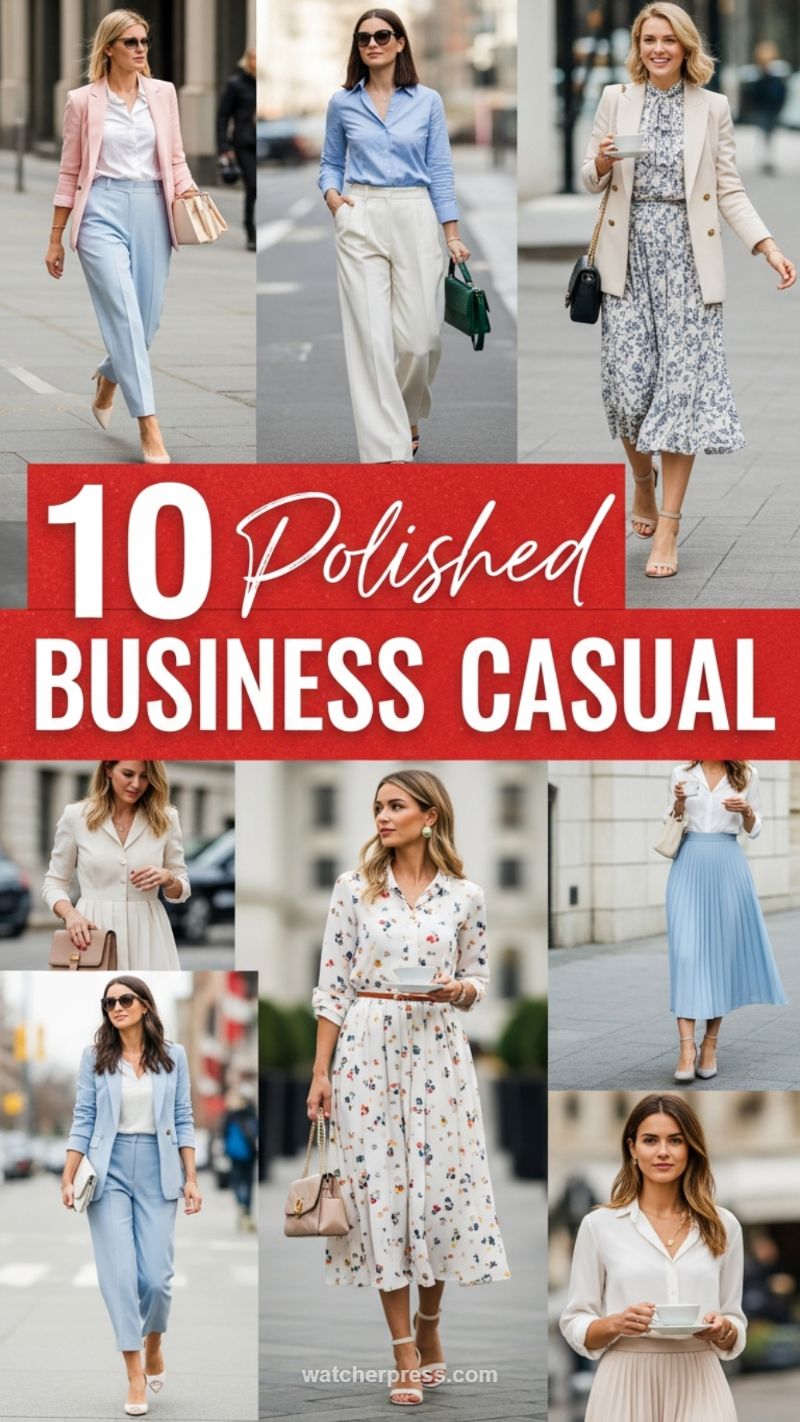 8 Crucial Spring Trends and 6 Hot Summer Styles: The Ultimate Guide to Your Seasonal Wardrobe Upgrade 10 Polished Business Casual Looks in Soft Pastels
